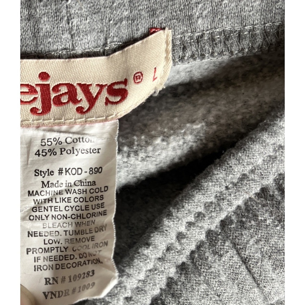 FeeJays Footed Sweatpants Footies Lounge PJ Pants Size Large Gray Pajamas - Picture 9 of 9